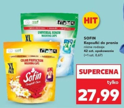 Kapsu艂ki do prania universal renew SOFIN COMPLETE CARE promocja