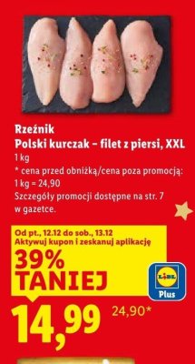 Polski kurczak - filet z piersi, XXL promocja w Lidl