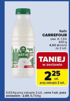 Kefir Carrefour promocja w Carrefour Express