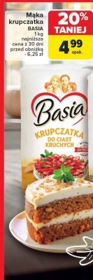 Mąka krupczatka 1 kg Basia promocja w Carrefour