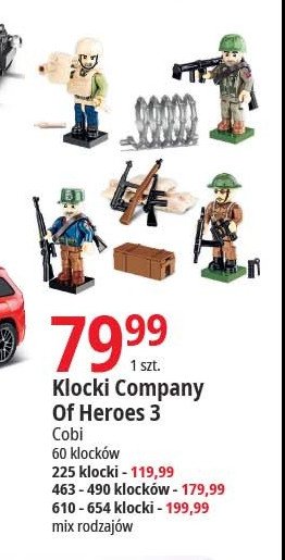 Klocki company heroes 490 elem. Cobi promocja