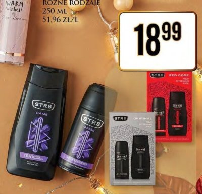 Zestaw kosmetyczny męski STR8 3 rodzaje 2 szt. / 1 opak. promocja w Dino