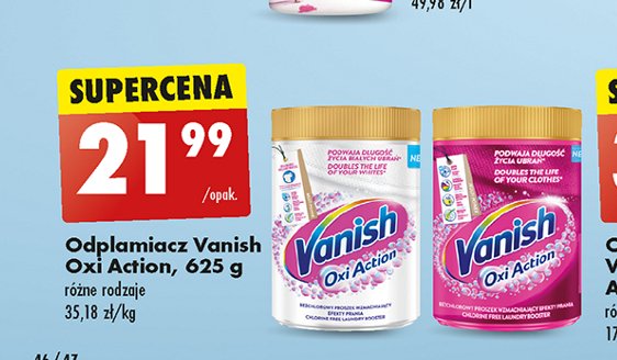 Odplamiacz w proszku do bia艂ego Vanish promocja