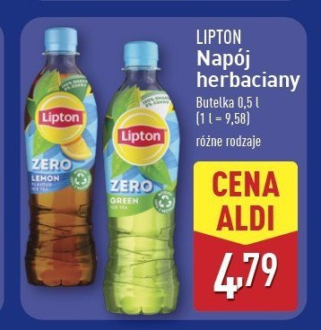 Herbata mrożona zero lemon Lipton ice tea promocja
