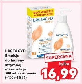 Emulsja do higieny intymnej Lactacyd femina promocja