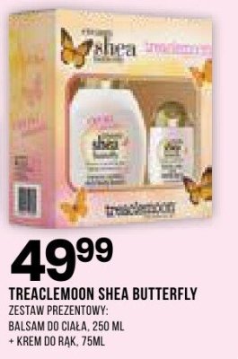 Zestaw prezentowy Treaclemoon Shea Butterfly balsam do ciała 250 ml + krem do rąk 75ml promocja w Drogerie Natura