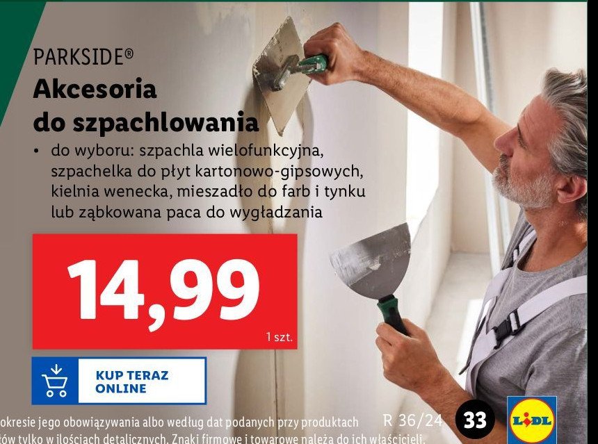 Paca ząbkowana Parkside promocja