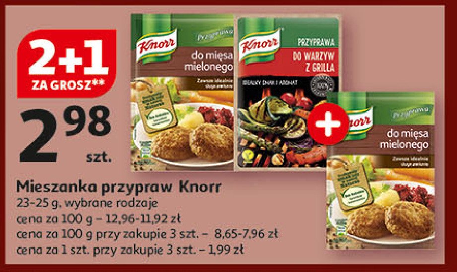 Przyprawa do mięsa mielonego Knorr przyprawa promocja