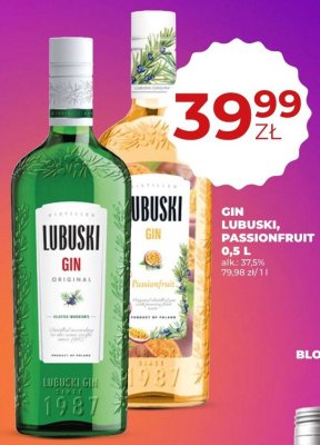 Gin Lubuski Original promocja w Duży Ben