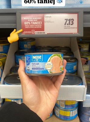Tuńczyk w sosie własnym promocja w Lidl