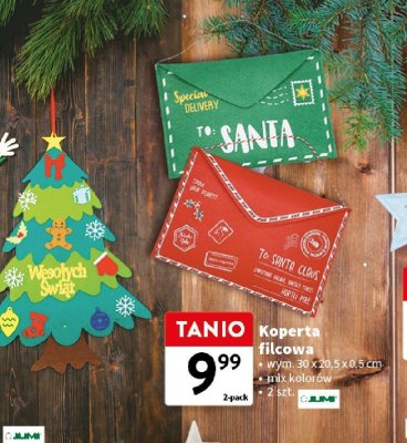 Choinka filcowa promocja w Intermarche