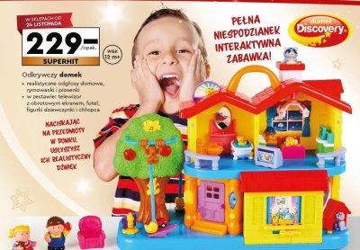 Odkrywczy domek interaktywna zabawka promocja w Biedronka