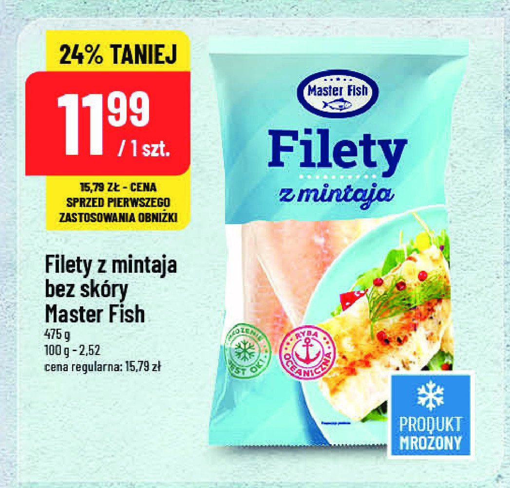 Filety z mintaja Master fish promocja w POLOmarket