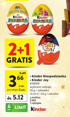 Kinder Niespodzianka, Kinder Joy promocja w Intermarche