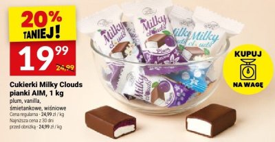 Cukierki Milky Clouds pianki AIM, 1 kg promocja w Twój Market
