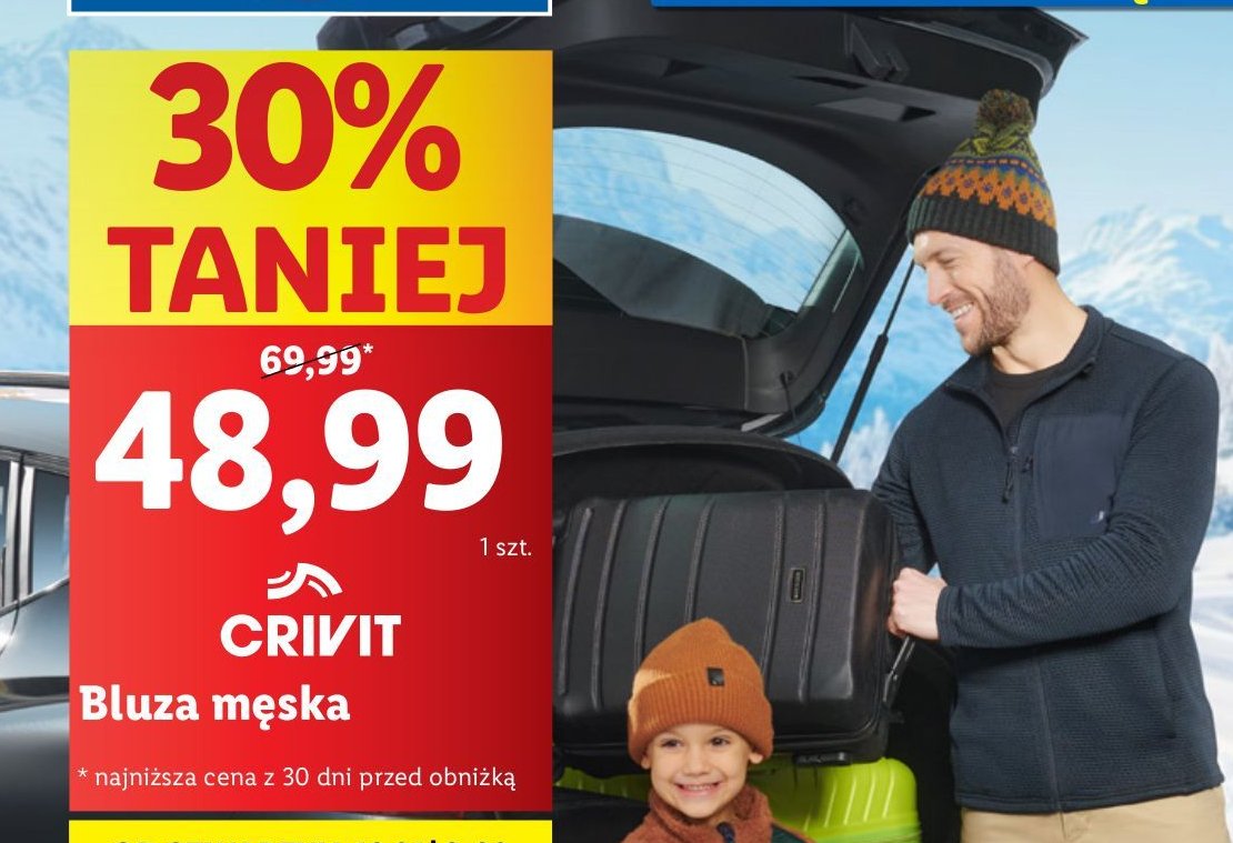 Bluza męska Crivit promocja w Lidl