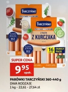 Parówki z szynki Tarczyński promocja