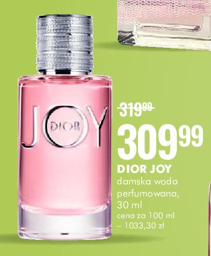 Woda perfumowana Dior joy promocje