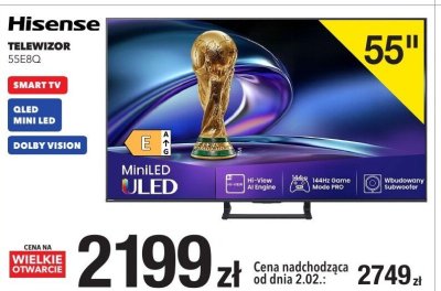 Telewizor 55E8Q 55" Smart TV QLED Mini LED Dolby Vision promocja w RTV EURO AGD