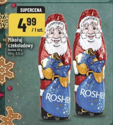 Mikołaj czekoladowy Roshen promocja w POLOmarket