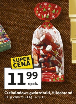 Czekoladowe gwiazdorki, Hildebrand promocja w Auchan
