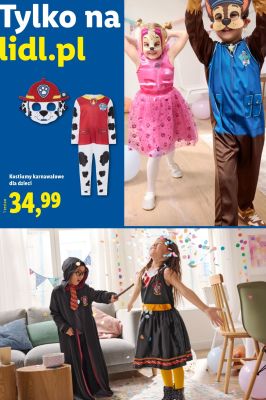 Kostium karnawałowy dla dzieci promocja w Lidl