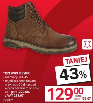 Trzewiki męskie - 40-45 promocja w Selgros