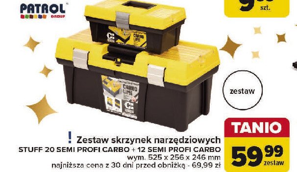 Zestaw skrzynka 20" + 12" Patrol promocja w Carrefour