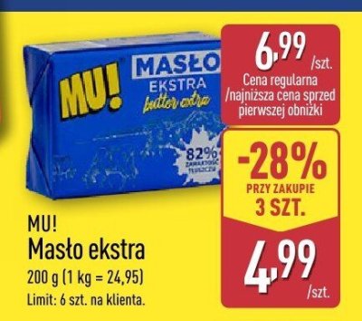 Masło ekstra Łosickie promocja w Aldi
