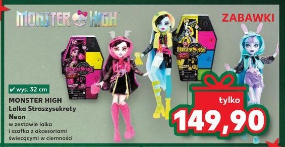 Lalka monster high straszysekrety Mattel promocja w Kaufland