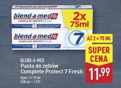 Pasta do z臋b贸w extra fresh Blend-a-med complete protect fresh 7 promocja
