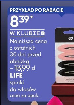 Spinki do włosów Life promocja w Super-Pharm