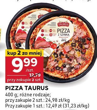 Pizza Taurus różne rodzaje promocja w Stokrotka