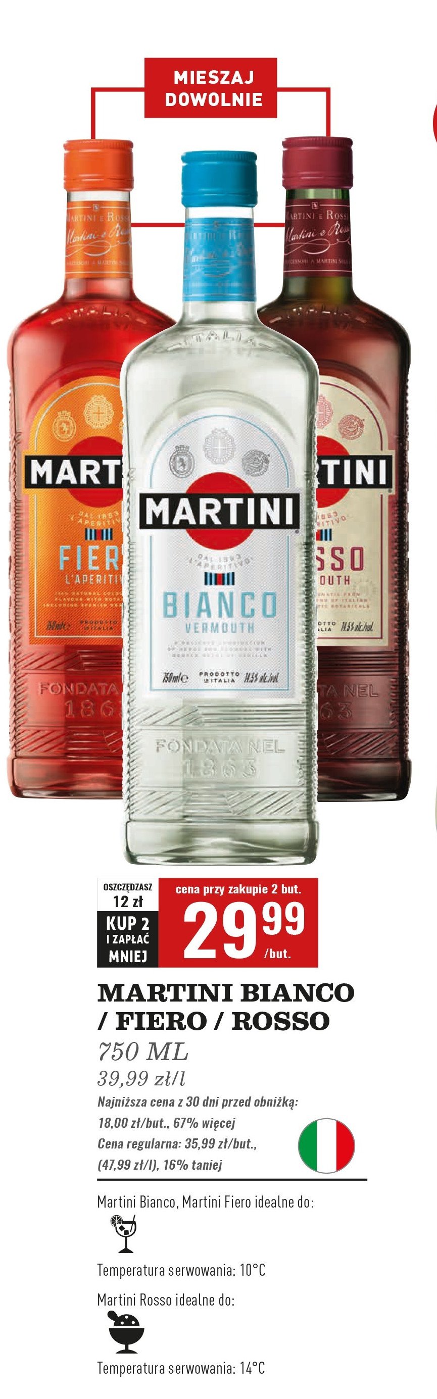 Vermouth Martini fiero promocja