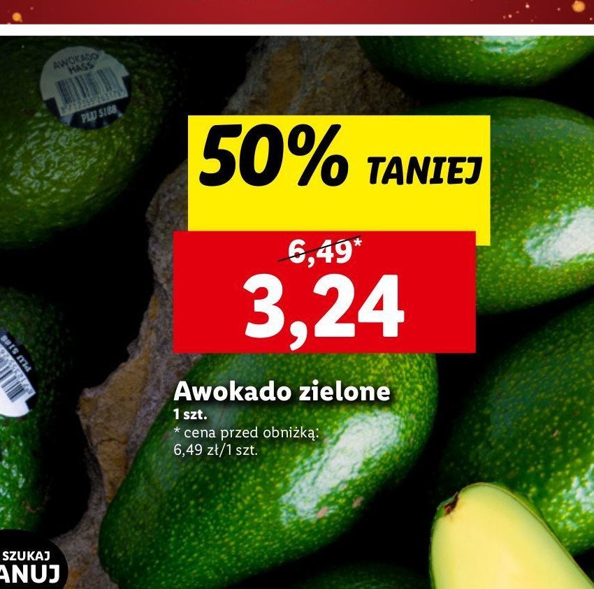 Awokado zielone promocja