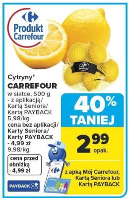 Cytryny Carrefour promocja w Carrefour Market