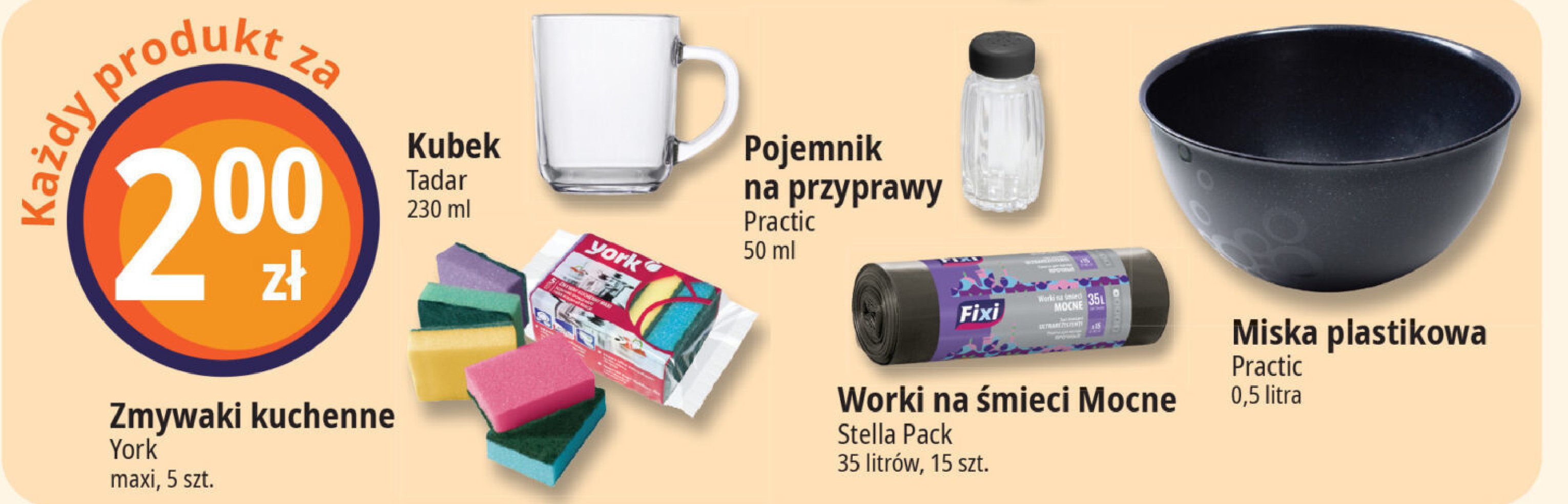 Worki na śmieci domowe 35l Fixi promocja