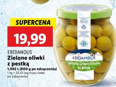 Oliwki zielone Eridanous promocja