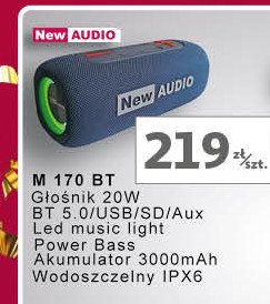 G艂o艣nik bluetooth m170bt New audio promocja