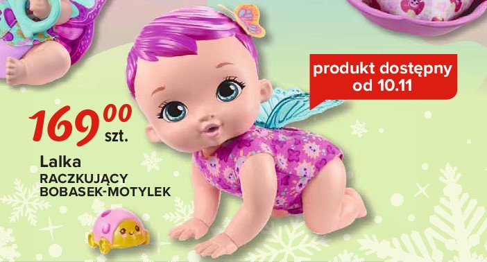 Lalka raczkuj膮cy bobas motylek promocja