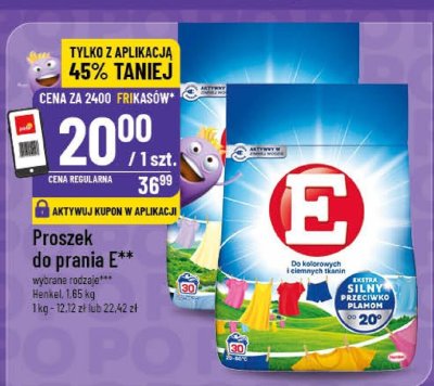 Proszek do prania E promocja w POLOmarket