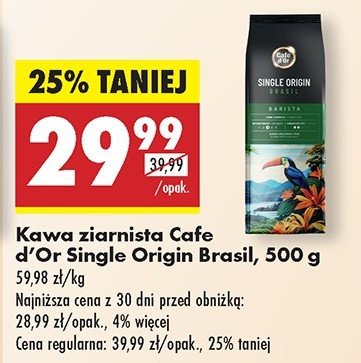 Kawa CAFE D'OR BRASIL promocja w Biedronka