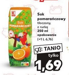 Sok pomarańczowy K-classic promocja
