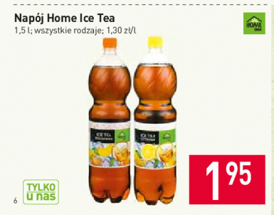 Napój ice tea brzoskwinia Home drink promocja