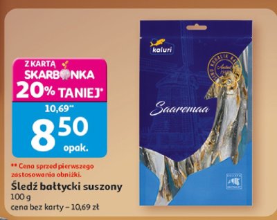 Śledź bałtycki suszony 100 g promocja w Auchan