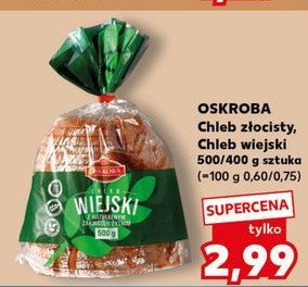 Chleb wiejski krojony Oskroba promocja