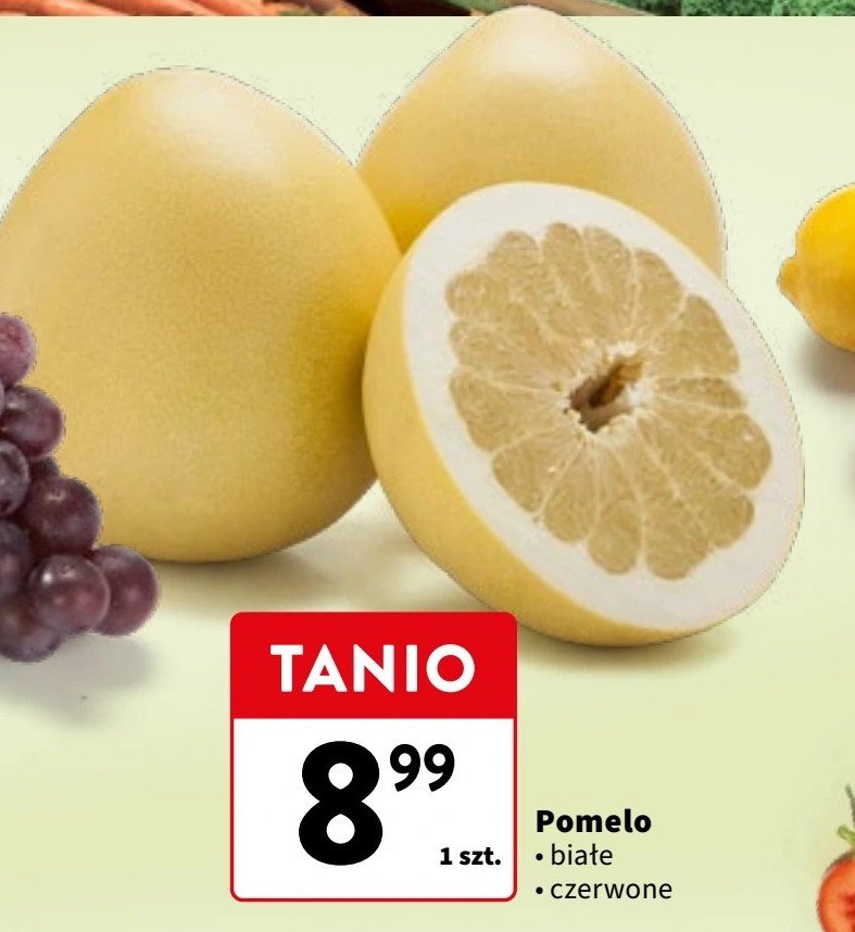 Pomelo białe promocja w Intermarche