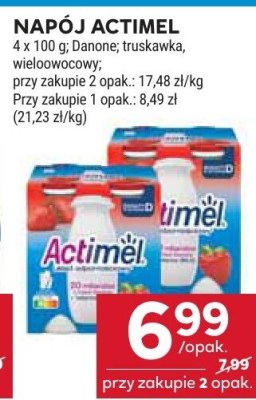 Napój Actimel, różne rodzaje promocja w Stokrotka