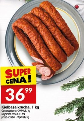 Kiełbasa krucha, 1 kg promocja w Twój Market