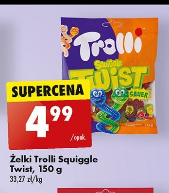 Żelki squiggle twist Trolli promocja